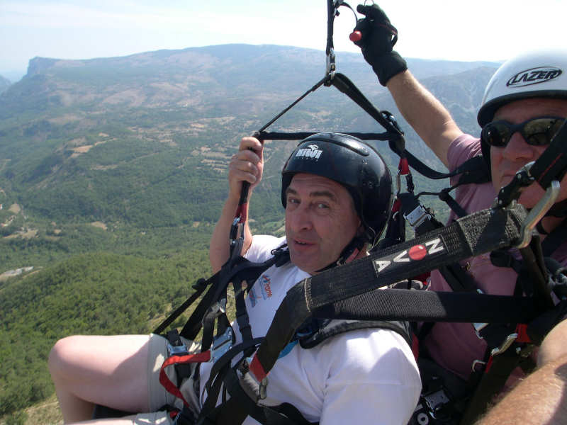 Vol en parapente